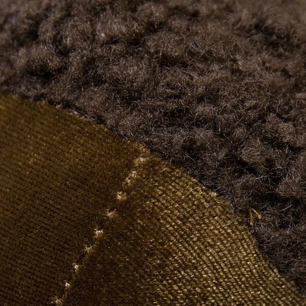 Hnedý plyšový dekoračný žaluď Acorn dark brown - Ø 11*15cm - Mars & More