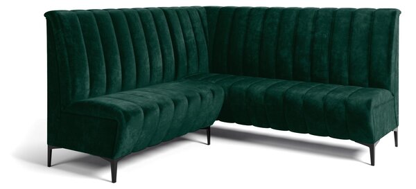 NovýNábytok.sk Rohová lavica Romero 140x200 (tmavozelená) (L). Akcia -20%. Vlastná spoľahlivá doprava až k Vám domov. 1129959