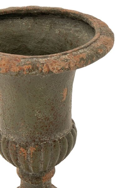 Zelený antik kvetináč Antiqou French - Ø 48*71 cm - J-Line by Jolipa