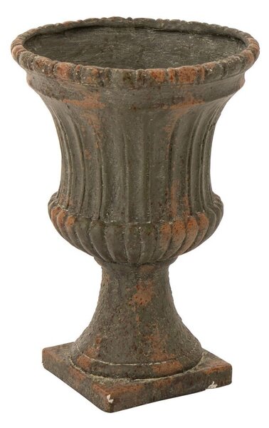 Zelený antik kvetináč Antiqou French - Ø 40*56 cm - J-Line by Jolipa