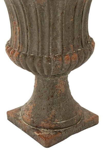 Zelený antik kvetináč Antiqou French - Ø 40*56 cm - J-Line by Jolipa