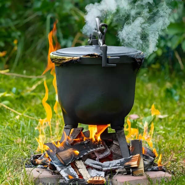 MultiGarden Liatinový kotlík SUMO 15 l čierny