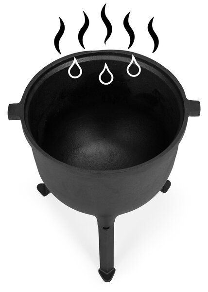 MultiGarden Liatinový kotlík SUMO 15 l čierny