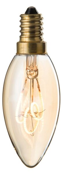 Jantárová dizajnová žiarovka Led Amber - 3,5*10 cm / E14 - J-Line by Jolipa