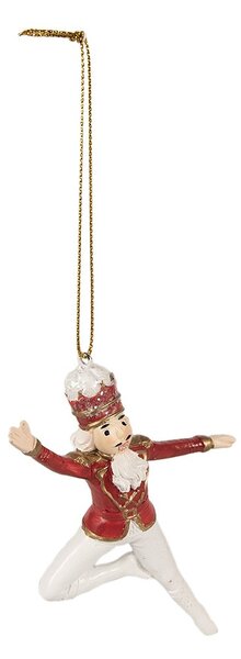 Závesná dekorácia Luskáčik - 8*2*11 cm - Clayre & Eef