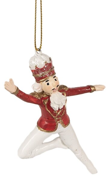 Závesná dekorácia Luskáčik - 8*2*11 cm - Clayre & Eef