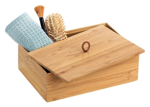 Bambusový box s vekom Wenko Terra, šírka 22 cm