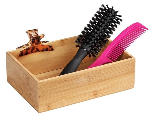 Bambusová úložná priehradka Wenko Terra, šírka 22 cm