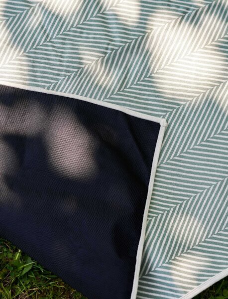 Pikniková deka Tubney Herringbone Rosemary 150 × 180 cm
