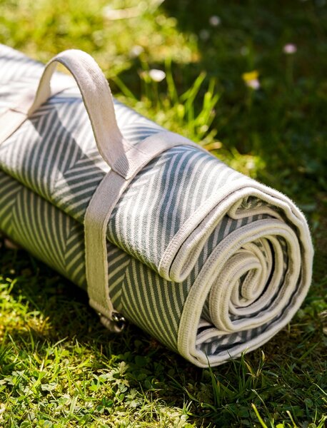 Pikniková deka Tubney Herringbone Rosemary 150 × 180 cm