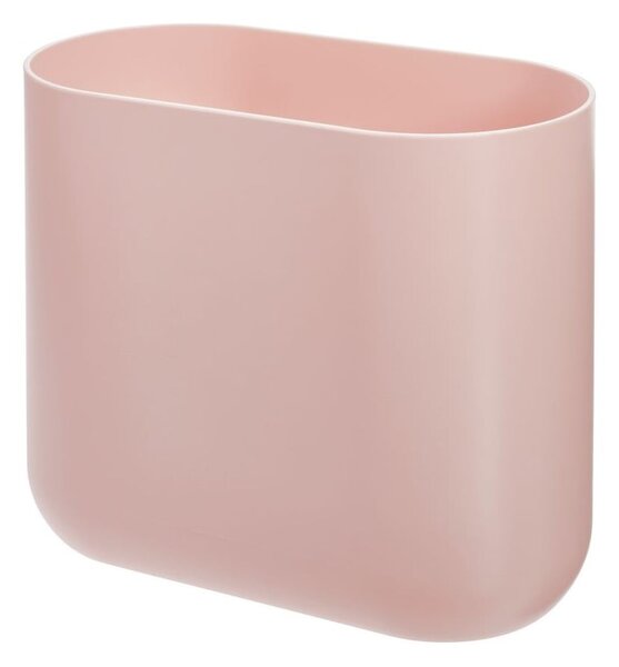 Ružový odpadkový kôš iDesign Slim Cade, 6,5 l
