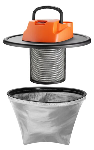 Vysávač na popol BENEDIKT, 1200 W, 18 kPa, čierna/oranžová Monzana