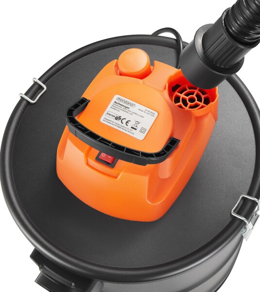 Vysávač na popol BENEDIKT, 1200 W, 18 kPa, čierna/oranžová Monzana