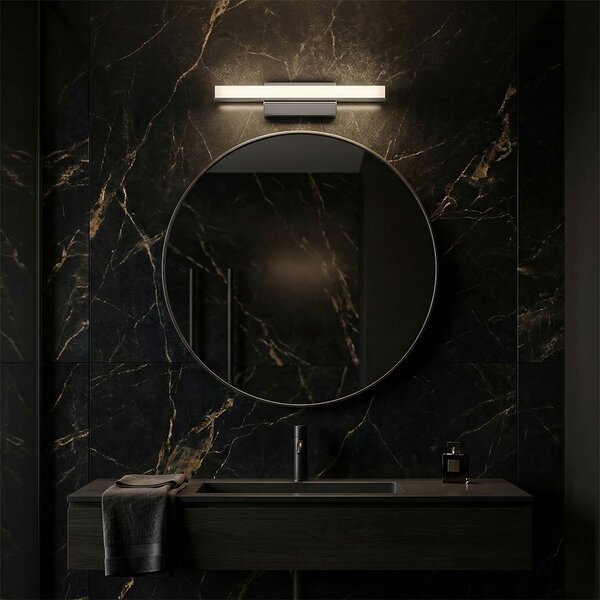 Toolight Toolight, LED nástenné svietidlo 42cm, 6W, 4000K, 500lm, APP1845-1W, chrómová, OSW-66000