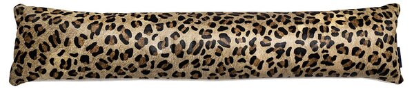 Kožený dlhý vankúš z hovädzej kože Cow leopard - 90*20*10cm - Mars & More