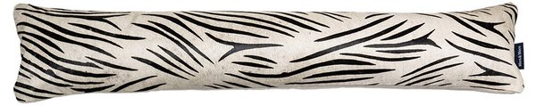 Kožený dlhý vankúš z hovädzej kože Cow zebra - 90*20*10cm - Mars & More