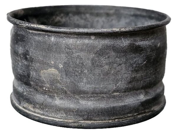 Zinkový antik plechový svietnik Dorié - Ø 8*4cm - Sommerfield