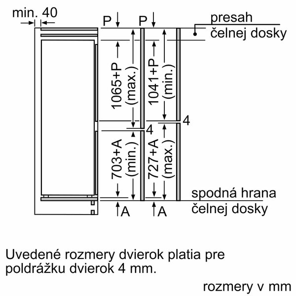 Bosch KIN86ADB0 + kupóny na daľší nákup - Chladnička kombinovaná zabudovateľná