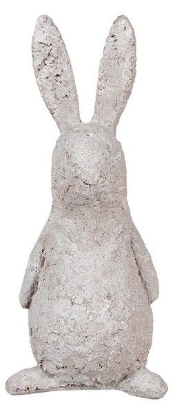 Béžová antik dekorácia socha králik - 11*11*26 cm - Clayre & Eef