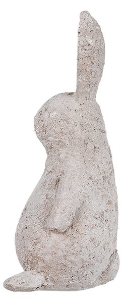 Béžová antik dekorácia socha králik - 11*11*26 cm - Clayre & Eef