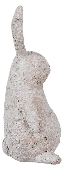 Béžová antik dekorácia socha králik - 11*11*26 cm - Clayre & Eef