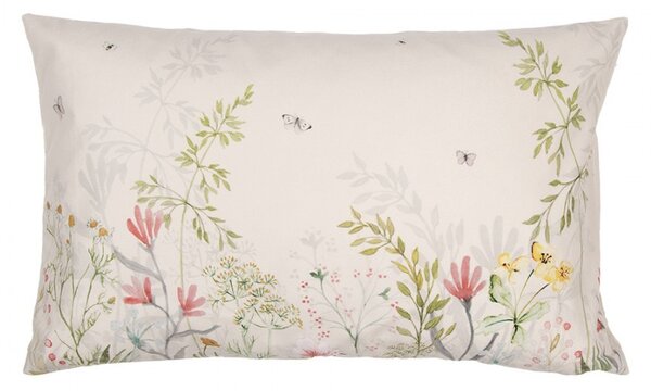 Obliečka na vankúš s lúčnymi kvetmi Wildflower Fields - 30*50cm - Clayre & Eef