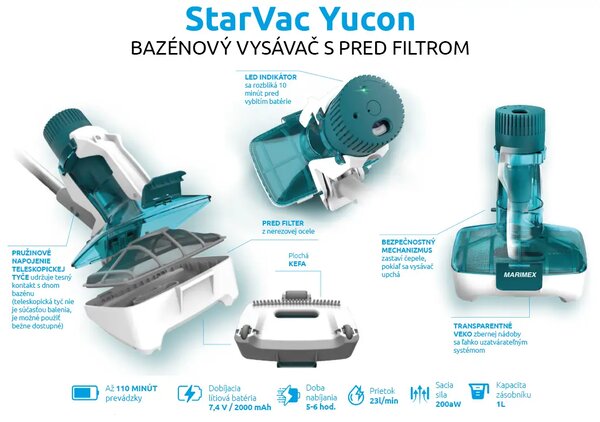 Marimex | Bazénový vysávač Marimex StarVac Yucon | 10800049