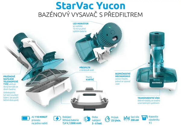 Marimex | Bazénový vysávač Marimex StarVac Yucon | 10800049