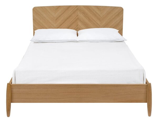 Dvojlôžková posteľ Woodman Farsta Herringbone, 140 × 200 cm
