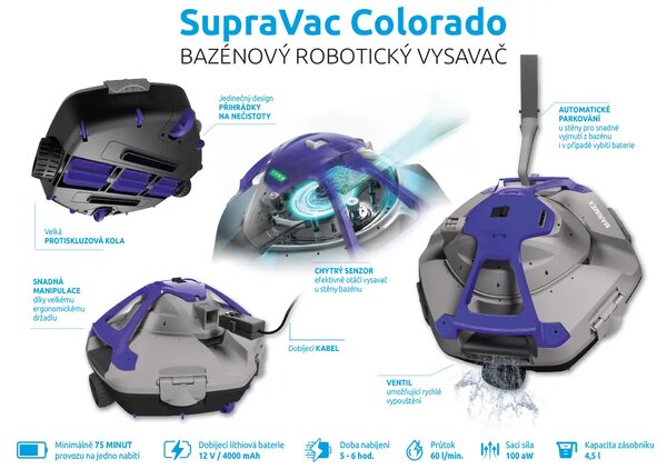 Marimex | Bazénový robotický vysávač Marimex SupraVac Colorado | 10800048