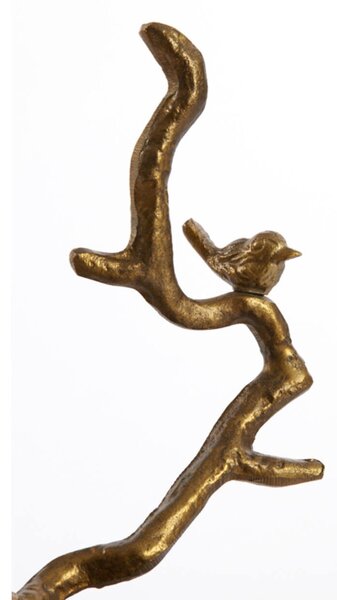 Bronzový poschodový etažér s vtáčikmi Tresa Bird Antique - 37*35*37 cm - Light & Living