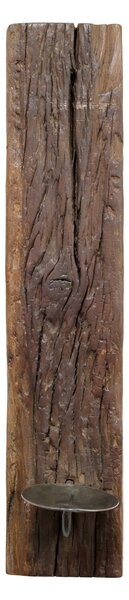 Drevený nástenný svietnik Grimaud Unit - 12*10*43 cm - Chic Antique