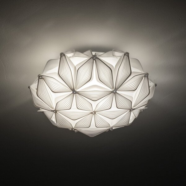 Stropné Lampa Slamp, C'EST LA VIE, stmievateľné, Biela, Obývacia izba, Plast, Dizajnový
