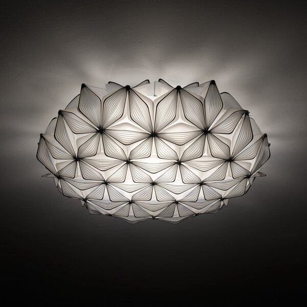 Stropné Lampa Slamp, C'EST LA VIE, stmievateľné, Čierna, Obývacia izba, Plast, Dizajnový
