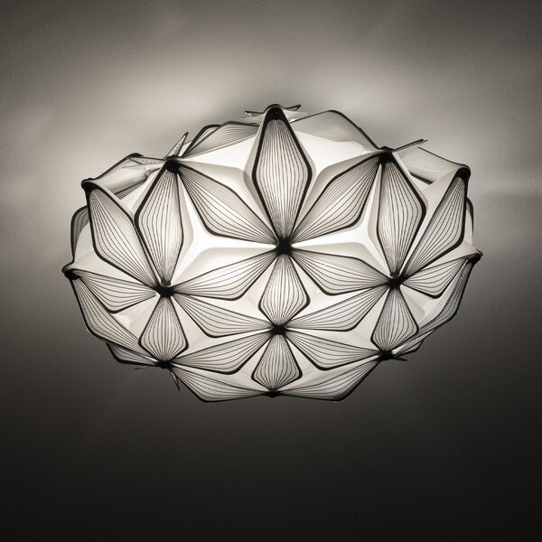 Stropné Lampa Slamp, C'EST LA VIE, stmievateľné, Čierna, Obývacia izba, Plast, Dizajnový