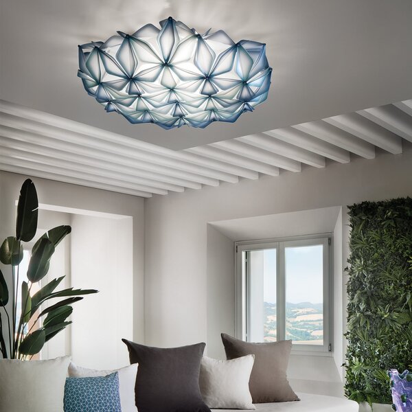 Stropné Lampa Slamp, La Vie, stmievateľné, Modrá, Obývacia izba, Plast, Dizajnový