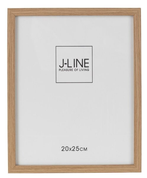 Hnedý drevený fotorámik Ninna L - 21,5*1,5*26,5 cm / 20*25 cm - J-Line by Jolipa
