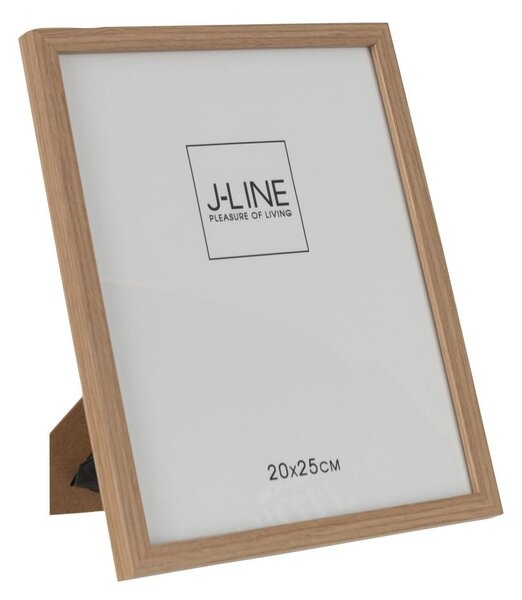 Hnedý drevený fotorámik Ninna L - 21,5*1,5*26,5 cm / 20*25 cm - J-Line by Jolipa