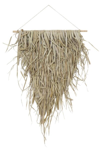 Nástenná dekorácia pletený trojuholník palmového lístia Katiola - 79*150 cm - Light & Living