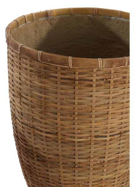 Set 2ks bambusový kvetináč Mandola L - Ø 39*54/ Ø 32*40 cm - Light & Living