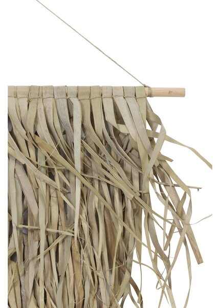 Nástenná dekorácia pletený trojuholník palmového lístia Katiola - 79*150 cm - Light & Living