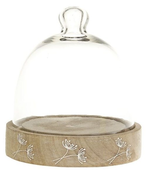 Drevený servírovací podnos s poklopom Tours Tray - Ø 14*16 cm - Chic Antique
