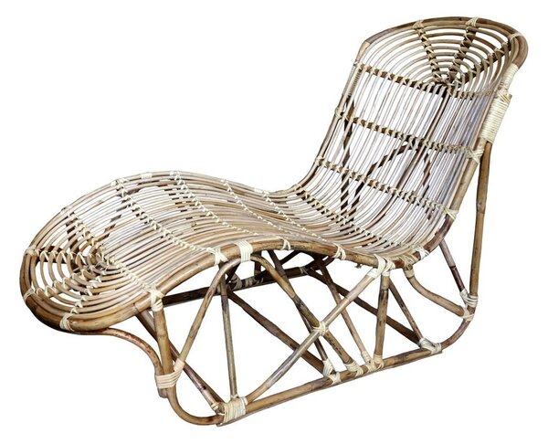 Prírodné bambusové lehátko Chair Bamboo - 210*80*28cm - Chic Antique