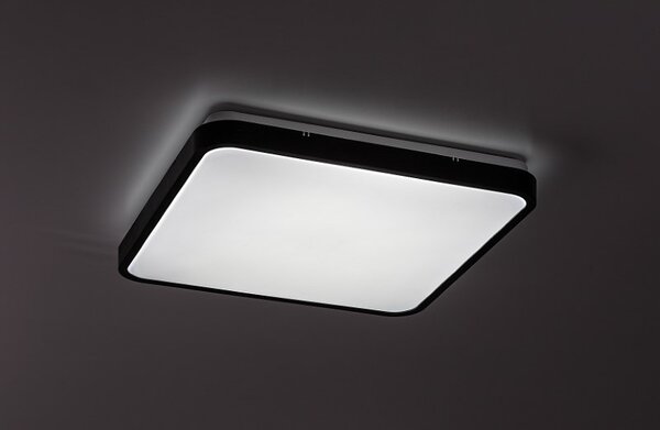 RABALUX 71434 Alenzo stropné svietidlo 420x420mm LED 36W/2300lm 3000-6000K IP44 čierna, stmievateľné, diaľkový ovládač