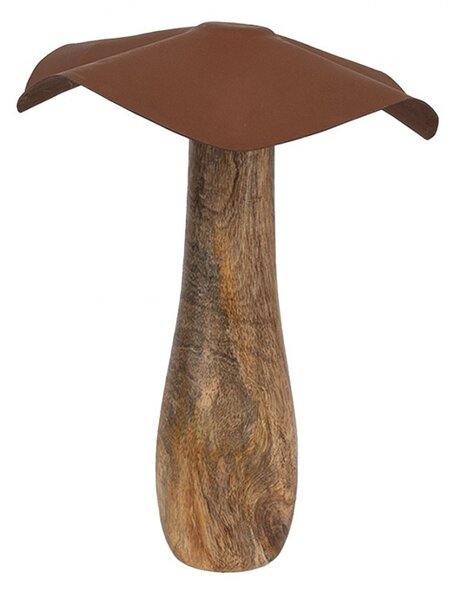 Drevená dekorácia huba Mushroom - Ø 20*25 cm - Clayre & Eef