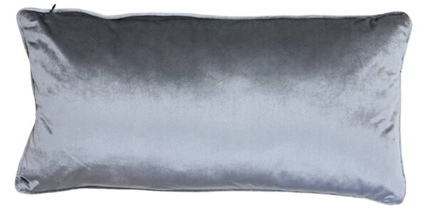 Modrý zamatový vankúš so zlatými ornamentmi Janise - 60*30 cm - Light & Living
