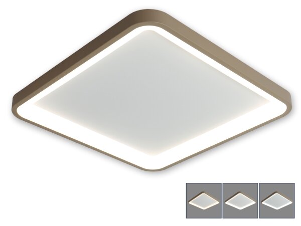 BRILAGI - LED stmievateľné stropné svietidlo FALCON SLIM LED/50W/230V biela/béžová + diaľkové ovládanie