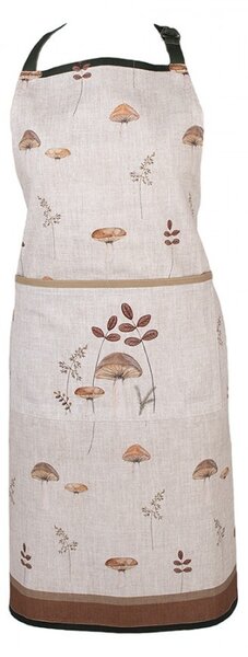 Kuchynská bavlnená zástera s hubkami Little Forest Jewels - 70*85 cm - Clayre & Eef