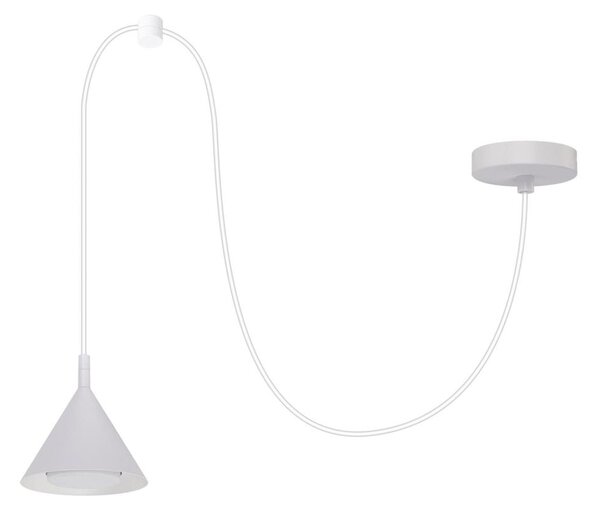 BRILAGI - LED Závesný luster na lanku CONE SINGLE SPIDER 1xGX53/15W/230V biela