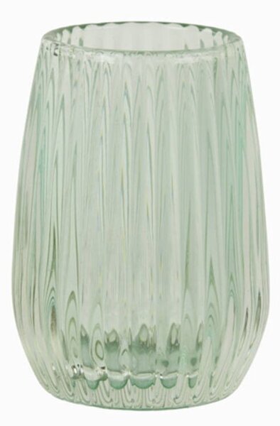 Svetlozelený sklenený svietnik Aimee green - Ø 10*14 cm - Light & Living